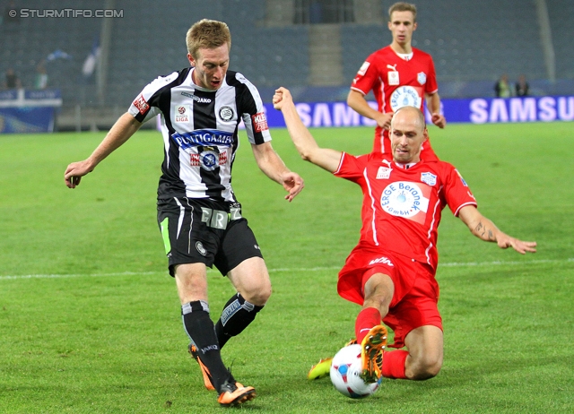 Sturm Graz - Wiener Neustadt
OEFB Cup, 2. Runde, SK Sturm Graz - SC Wiener Neustadt, Stadion Liebenau Graz, 25.09.2013. 

Foto zeigt Robert Beric (Sturm)
