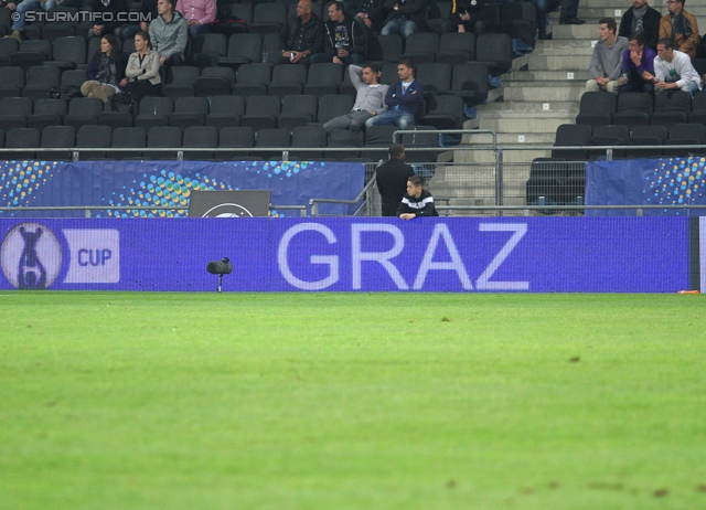 Sturm Graz - Wiener Neustadt
OEFB Cup, 2. Runde, SK Sturm Graz - SC Wiener Neustadt, Stadion Liebenau Graz, 25.09.2013. 

Foto zeigt Werbebande
