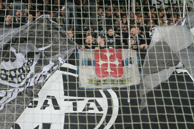 Sturm Graz - Innsbruck
Oesterreichische Fussball Bundesliga, 10. Runde, SK Sturm Graz - FC Wacker Innsbruck, Stadion Liebenau Graz, 28.09.2013. 

Foto zeigt Fans von Sturm
