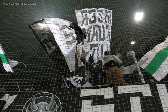 Sturm Graz - Innsbruck
Oesterreichische Fussball Bundesliga, 10. Runde, SK Sturm Graz - FC Wacker Innsbruck, Stadion Liebenau Graz, 28.09.2013. 

Foto zeigt Fans von Sturm
