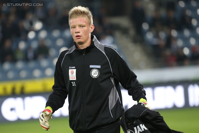 Sturm Graz - Innsbruck
Oesterreichische Fussball Bundesliga, 10. Runde, SK Sturm Graz - FC Wacker Innsbruck, Stadion Liebenau Graz, 28.09.2013. 

Foto zeigt Pascal Legat (Sturm)
