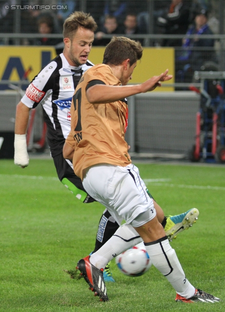 Sturm Graz - Innsbruck
Oesterreichische Fussball Bundesliga, 10. Runde, SK Sturm Graz - FC Wacker Innsbruck, Stadion Liebenau Graz, 28.09.2013. 

Foto zeigt Christian Klem (Sturm)
