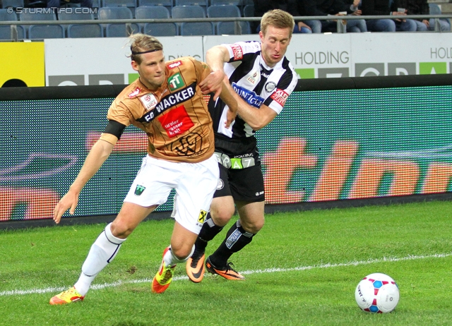 Sturm Graz - Innsbruck
Oesterreichische Fussball Bundesliga, 10. Runde, SK Sturm Graz - FC Wacker Innsbruck, Stadion Liebenau Graz, 28.09.2013. 

Foto zeigt Robert Beric (Sturm)
