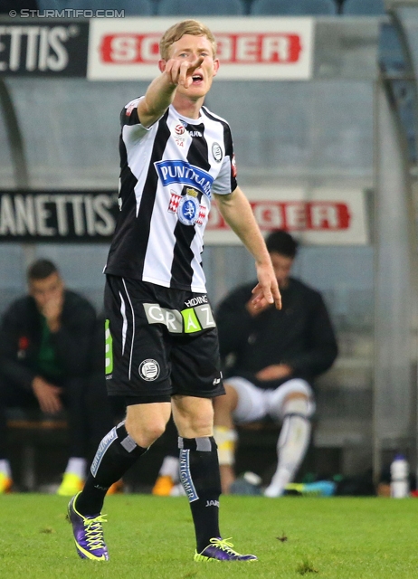 Sturm Graz - Innsbruck
Oesterreichische Fussball Bundesliga, 10. Runde, SK Sturm Graz - FC Wacker Innsbruck, Stadion Liebenau Graz, 28.09.2013. 

Foto zeigt Florian Kainz (Sturm)
