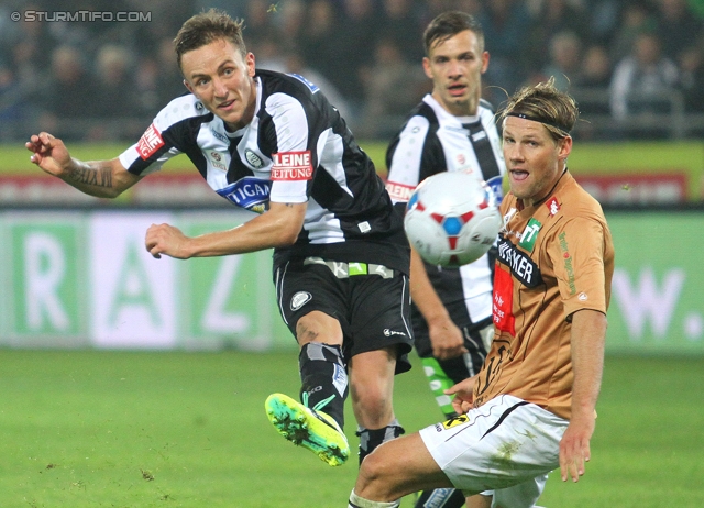 Sturm Graz - Innsbruck
Oesterreichische Fussball Bundesliga, 10. Runde, SK Sturm Graz - FC Wacker Innsbruck, Stadion Liebenau Graz, 28.09.2013. 

Foto zeigt Daniel Beichler (Sturm)
