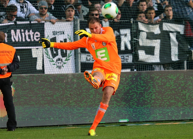 Rapid Wien - Sturm Graz
Oesterreichische Fussball Bundesliga, 12. Runde, SK Rapid Wien - SK Sturm Graz, Gerhard Hanappi Stadion Wien, 20.10.2013. 

Foto zeigt Benedikt Pliquett (Sturm)
