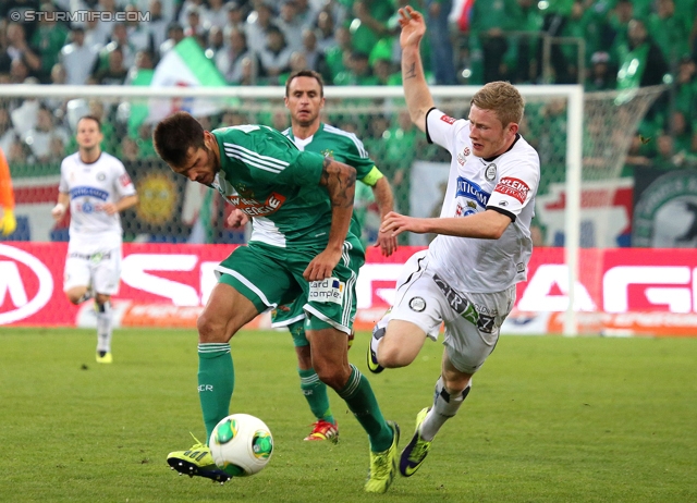 Rapid Wien - Sturm Graz
Oesterreichische Fussball Bundesliga, 12. Runde, SK Rapid Wien - SK Sturm Graz, Gerhard Hanappi Stadion Wien, 20.10.2013. 

Foto zeigt Florian Kainz (Sturm)
