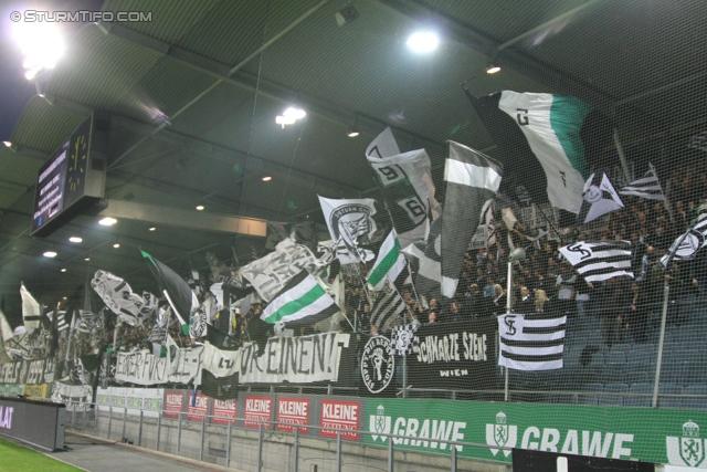 Sturm Graz - Admira
Oesterreichische Fussball Bundesliga, 13. Runde, SK Sturm Graz - FC Admira Wacker Moedling, Stadion Liebenau Graz, 26.10.2013. 

Foto zeigt Fans von Sturm
