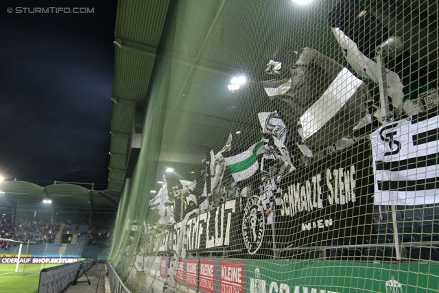 Sturm Graz - Admira
Oesterreichische Fussball Bundesliga, 13. Runde, SK Sturm Graz - FC Admira Wacker Moedling, Stadion Liebenau Graz, 26.10.2013. 

Foto zeigt Fans von Sturm
