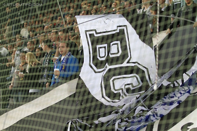 Sturm Graz - Admira
Oesterreichische Fussball Bundesliga, 13. Runde, SK Sturm Graz - FC Admira Wacker Moedling, Stadion Liebenau Graz, 26.10.2013. 

Foto zeigt Fans von Sturm
