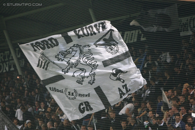 Sturm Graz - Admira
Oesterreichische Fussball Bundesliga, 13. Runde, SK Sturm Graz - FC Admira Wacker Moedling, Stadion Liebenau Graz, 26.10.2013. 

Foto zeigt Fans von Sturm
