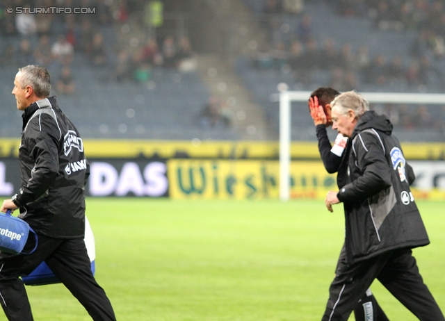 Sturm Graz - Admira
Oesterreichische Fussball Bundesliga, 13. Runde, SK Sturm Graz - FC Admira Wacker Moedling, Stadion Liebenau Graz, 26.10.2013. 

Foto zeigt Milan Dudic (Sturm)
