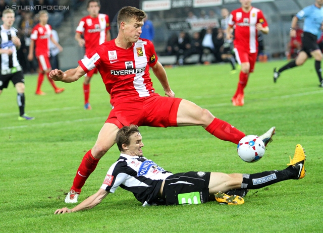 Sturm Graz - Admira
Oesterreichische Fussball Bundesliga, 13. Runde, SK Sturm Graz - FC Admira Wacker Moedling, Stadion Liebenau Graz, 26.10.2013. 

Foto zeigt Andreas Hoelzl (Sturm)
