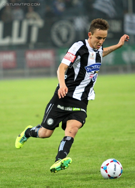 Sturm Graz - Admira
Oesterreichische Fussball Bundesliga, 13. Runde, SK Sturm Graz - FC Admira Wacker Moedling, Stadion Liebenau Graz, 26.10.2013. 

Foto zeigt Daniel Beichler (Sturm)
