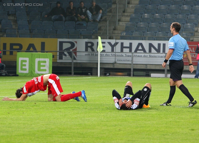 Sturm Graz - Admira
Oesterreichische Fussball Bundesliga, 13. Runde, SK Sturm Graz - FC Admira Wacker Moedling, Stadion Liebenau Graz, 26.10.2013. 

Foto zeigt Milan Dudic (Sturm)
