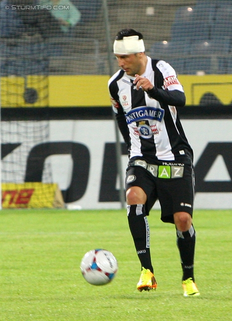 Sturm Graz - Admira
Oesterreichische Fussball Bundesliga, 13. Runde, SK Sturm Graz - FC Admira Wacker Moedling, Stadion Liebenau Graz, 26.10.2013. 

Foto zeigt Milan Dudic (Sturm)
