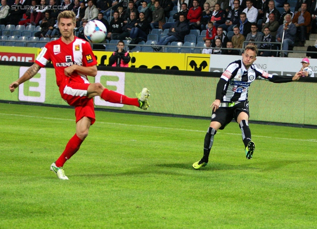 Sturm Graz - Admira
Oesterreichische Fussball Bundesliga, 13. Runde, SK Sturm Graz - FC Admira Wacker Moedling, Stadion Liebenau Graz, 26.10.2013. 

Foto zeigt Christian Klem (Sturm)
