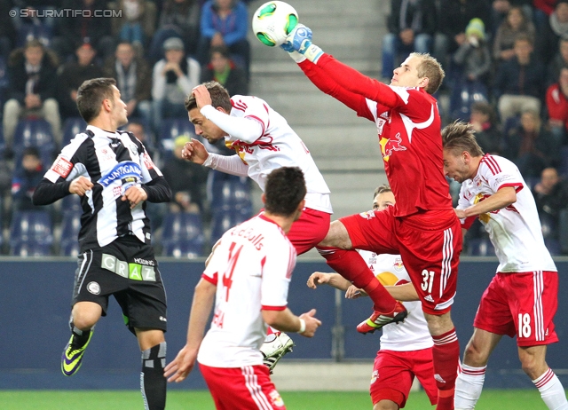 Salzburg - Sturm Graz
Oesterreichische Fussball Bundesliga, 14. Runde, FC RB Salzburg - SK Sturm Graz, Stadion Wals-Siezenheim, 02.11.2013. 

Foto zeigt Anel Hadzic (Sturm)
