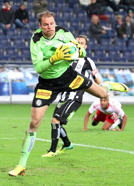 Salzburg - Sturm Graz
Oesterreichische Fussball Bundesliga, 14. Runde, FC RB Salzburg - SK Sturm Graz, Stadion Wals-Siezenheim, 02.11.2013. 

Foto zeigt Benedikt Pliquett (Sturm)
