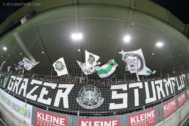 Sturm Graz - Ried
Oesterreichische Fussball Bundesliga, 15. Runde, SK Sturm Graz - SV Ried, Stadion Liebenau Graz, 27.11.2013. 

Foto zeigt Fans von Sturm
