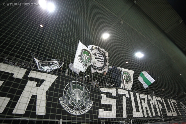 Sturm Graz - Ried
Oesterreichische Fussball Bundesliga, 15. Runde, SK Sturm Graz - SV Ried, Stadion Liebenau Graz, 27.11.2013. 

Foto zeigt Fans von Sturm
