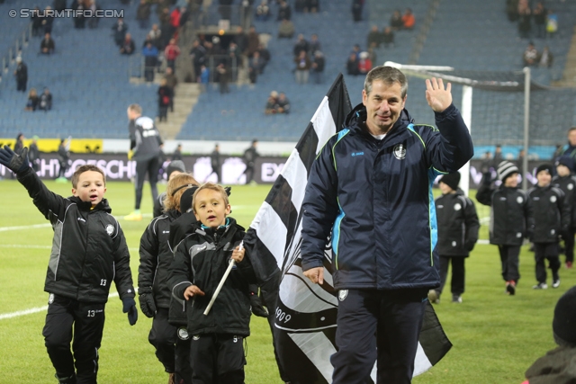 Sturm Graz - Ried
Oesterreichische Fussball Bundesliga, 15. Runde, SK Sturm Graz - SV Ried, Stadion Liebenau Graz, 27.11.2013. 

Foto zeigt Jugendspieler von Sturm
