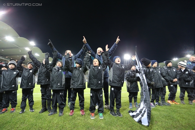 Sturm Graz - Ried
Oesterreichische Fussball Bundesliga, 15. Runde, SK Sturm Graz - SV Ried, Stadion Liebenau Graz, 27.11.2013. 

Foto zeigt Jugendspieler von Sturm
