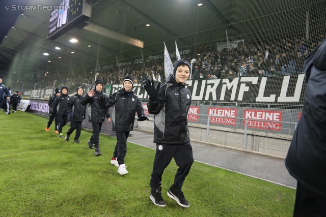 Sturm Graz - Ried
Oesterreichische Fussball Bundesliga, 15. Runde, SK Sturm Graz - SV Ried, Stadion Liebenau Graz, 27.11.2013. 

Foto zeigt Jugendspieler von Sturm
