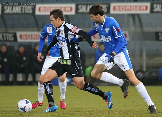 Sturm Graz - Groedig
Oesterreichische Fussball Bundesliga, 20. Runde, SK Sturm Graz - SV Groedig, Stadion Liebenau Graz, 14.12.2013. 

Foto zeigt Daniel Offenbacher (Sturm)
