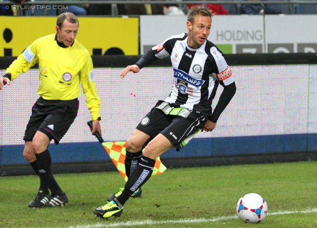 Sturm Graz - Groedig
Oesterreichische Fussball Bundesliga, 20. Runde, SK Sturm Graz - SV Groedig, Stadion Liebenau Graz, 14.12.2013. 

Foto zeigt Martin Ehrenreich (Sturm)
