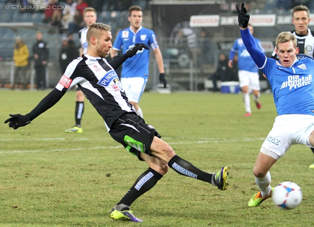 Sturm Graz - Groedig
Oesterreichische Fussball Bundesliga, 20. Runde, SK Sturm Graz - SV Groedig, Stadion Liebenau Graz, 14.12.2013. 

Foto zeigt Patrick Wolf (Sturm)
Schlüsselwörter: tor