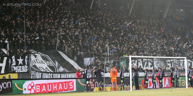 Sturm Graz - Rapid Wien
Oesterreichische Fussball Bundesliga, 21. Runde, SK Sturm Graz - SK Rapid Wien, Stadion Liebenau Graz, 18.12.2013. 

Foto zeigt 
