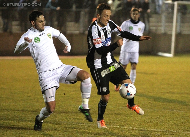 Sturm Graz - Haladas Szombathely
Testspiel,  SK Sturm Graz - Haladas Szombathely, Trainingszentrum Messendorf, 15.01.2014. 

Foto zeigt Daniel Beichler (Sturm)
