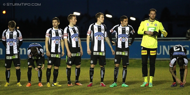 Sturm Graz - Kalsdorf
Testspiel,  SK Sturm Graz - SC Kalsdorf, Trainingszentrum Messendorf, 18.01.2014. 

Foto zeigt die Mannschaft von Sturm
