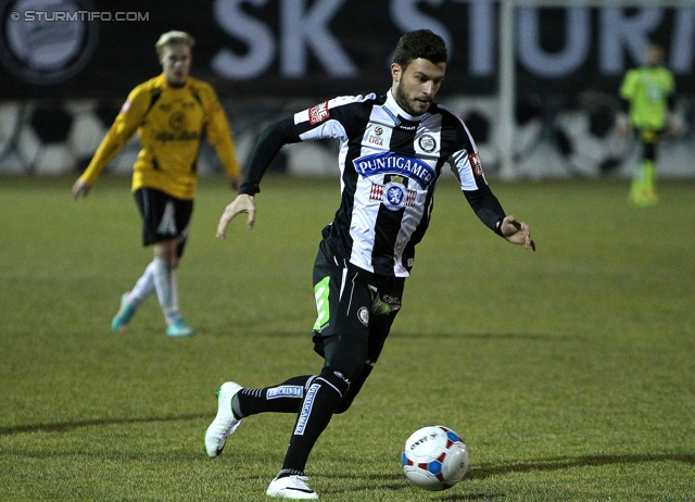 Sturm Graz - Kalsdorf
Testspiel,  SK Sturm Graz - SC Kalsdorf, Trainingszentrum Messendorf, 18.01.2014. 

Foto zeigt Marco Djuricin (Sturm)
