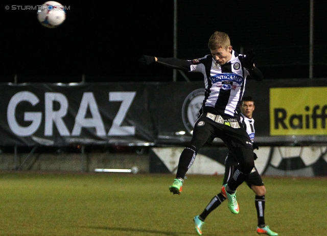 Sturm Graz - Kalsdorf
Testspiel,  SK Sturm Graz - SC Kalsdorf, Trainingszentrum Messendorf, 18.01.2014. 

Foto zeigt Florian Kainz (Sturm)
Schlüsselwörter: kopfball