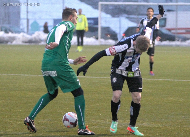 Sturm Graz - Weiz
Testspiel,  SK Sturm Graz - SC Weiz, Trainingszentrum Messendorf, 04.02.2014. 

Foto zeigt Florian Kainz (Sturm)
