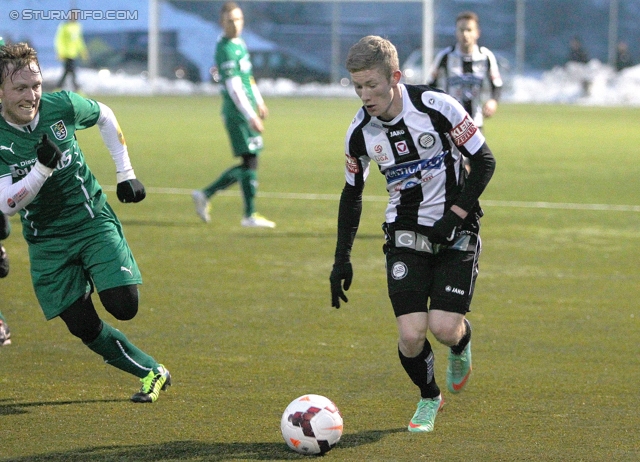 Sturm Graz - Weiz
Testspiel,  SK Sturm Graz - SC Weiz, Trainingszentrum Messendorf, 04.02.2014. 

Foto zeigt Florian Kainz (Sturm)
