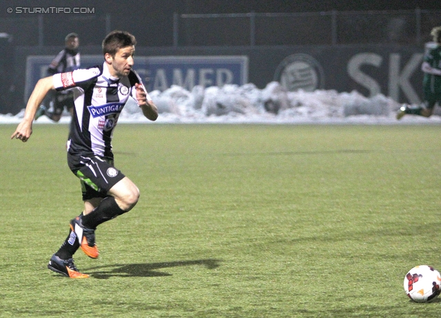 Sturm Graz - Weiz
Testspiel,  SK Sturm Graz - SC Weiz, Trainingszentrum Messendorf, 04.02.2014. 

Foto zeigt Aleksandar Todorovski (Sturm)
