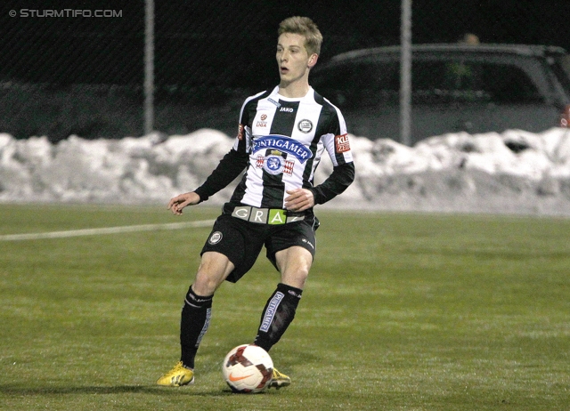 Sturm Graz - Weiz
Testspiel,  SK Sturm Graz - SC Weiz, Trainingszentrum Messendorf, 04.02.2014. 

Foto zeigt Marc Andre Schmerboeck (Sturm)
