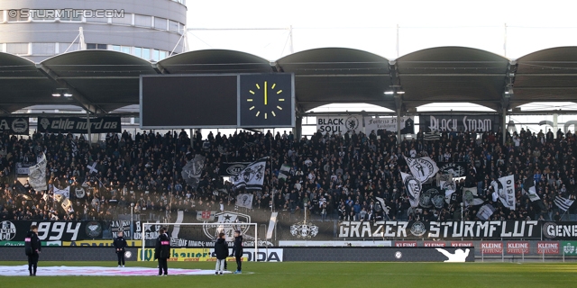 Sturm Graz - Salzburg
Oesterreichische Fussball Bundesliga, 23. Runde, SK Sturm Graz -  FC RB Salzburg, Stadion Liebenau Graz, 15.02.2014. 

Foto zeigt Fans von Sturm
