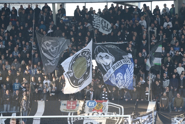 Sturm Graz - Salzburg
Oesterreichische Fussball Bundesliga, 23. Runde, SK Sturm Graz -  FC RB Salzburg, Stadion Liebenau Graz, 15.02.2014. 

Foto zeigt Fans von Sturm
