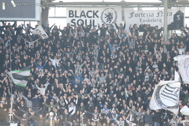 Sturm Graz - Salzburg
Oesterreichische Fussball Bundesliga, 23. Runde, SK Sturm Graz -  FC RB Salzburg, Stadion Liebenau Graz, 15.02.2014. 

Foto zeigt Fans von Sturm
