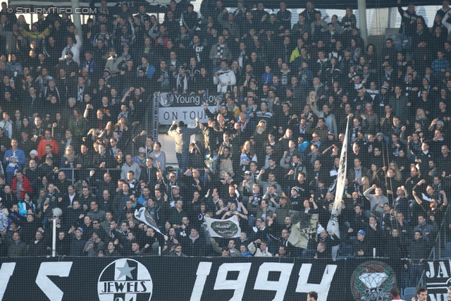 Sturm Graz - Salzburg
Oesterreichische Fussball Bundesliga, 23. Runde, SK Sturm Graz -  FC RB Salzburg, Stadion Liebenau Graz, 15.02.2014. 

Foto zeigt Fans von Sturm
