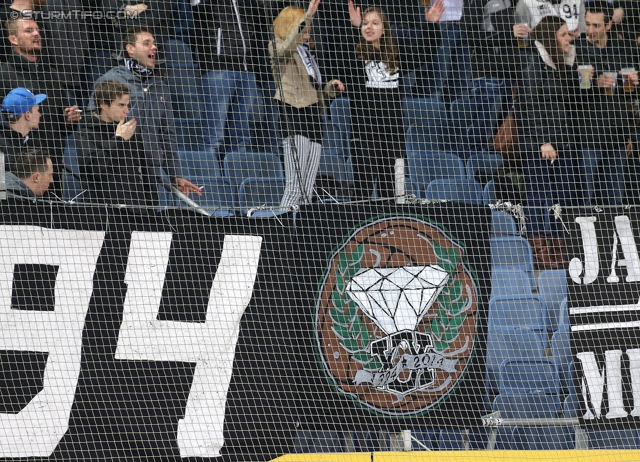 Sturm Graz - Salzburg
Oesterreichische Fussball Bundesliga, 23. Runde, SK Sturm Graz -  FC RB Salzburg, Stadion Liebenau Graz, 15.02.2014. 

Foto zeigt Fans von Sturm
