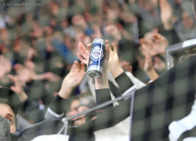 Sturm Graz - Salzburg
Oesterreichische Fussball Bundesliga, 23. Runde, SK Sturm Graz -  FC RB Salzburg, Stadion Liebenau Graz, 15.02.2014. 

Foto zeigt 
