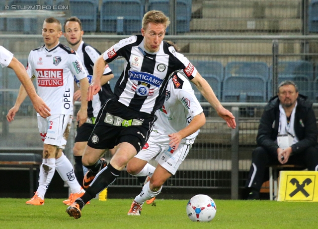 Sturm Graz - Wolfsberg
Oesterreichische Fussball Bundesliga, 25. Runde, SK Sturm Graz -  Wolfsberger AC, Stadion Liebenau Graz, 01.03.2014. 

Foto zeigt Robert Beric (Sturm)
