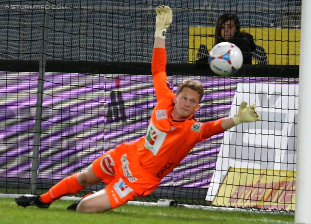 Sturm Graz - Wolfsberg
Oesterreichische Fussball Bundesliga, 25. Runde, SK Sturm Graz -  Wolfsberger AC, Stadion Liebenau Graz, 01.03.2014. 

Foto zeigt Christian Dobnik (Wolfsberg)
