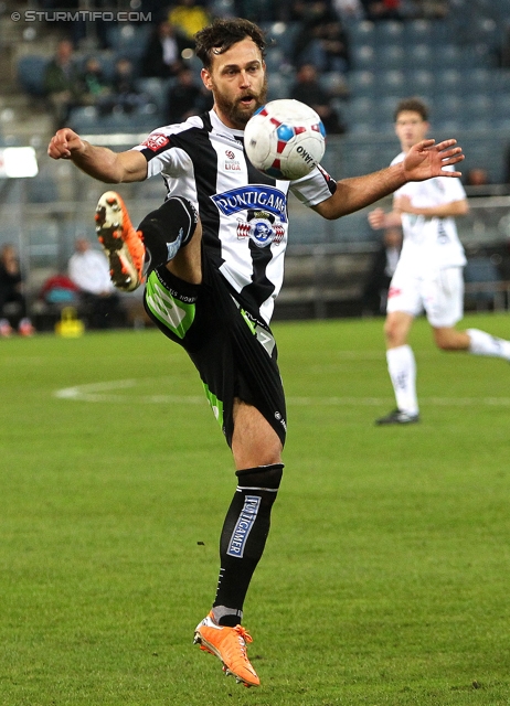 Sturm Graz - Wolfsberg
Oesterreichische Fussball Bundesliga, 25. Runde, SK Sturm Graz -  Wolfsberger AC, Stadion Liebenau Graz, 01.03.2014. 

Foto zeigt Michael Madl (Sturm)
