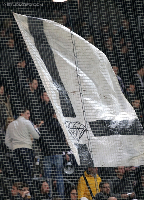 Sturm Graz - Austria Wien
Oesterreichische Fussball Bundesliga, 27. Runde, SK Sturm Graz -  FK Austria Wien, Stadion Liebenau Graz, 15.03.2014. 

Foto zeigt Fans von Sturm
